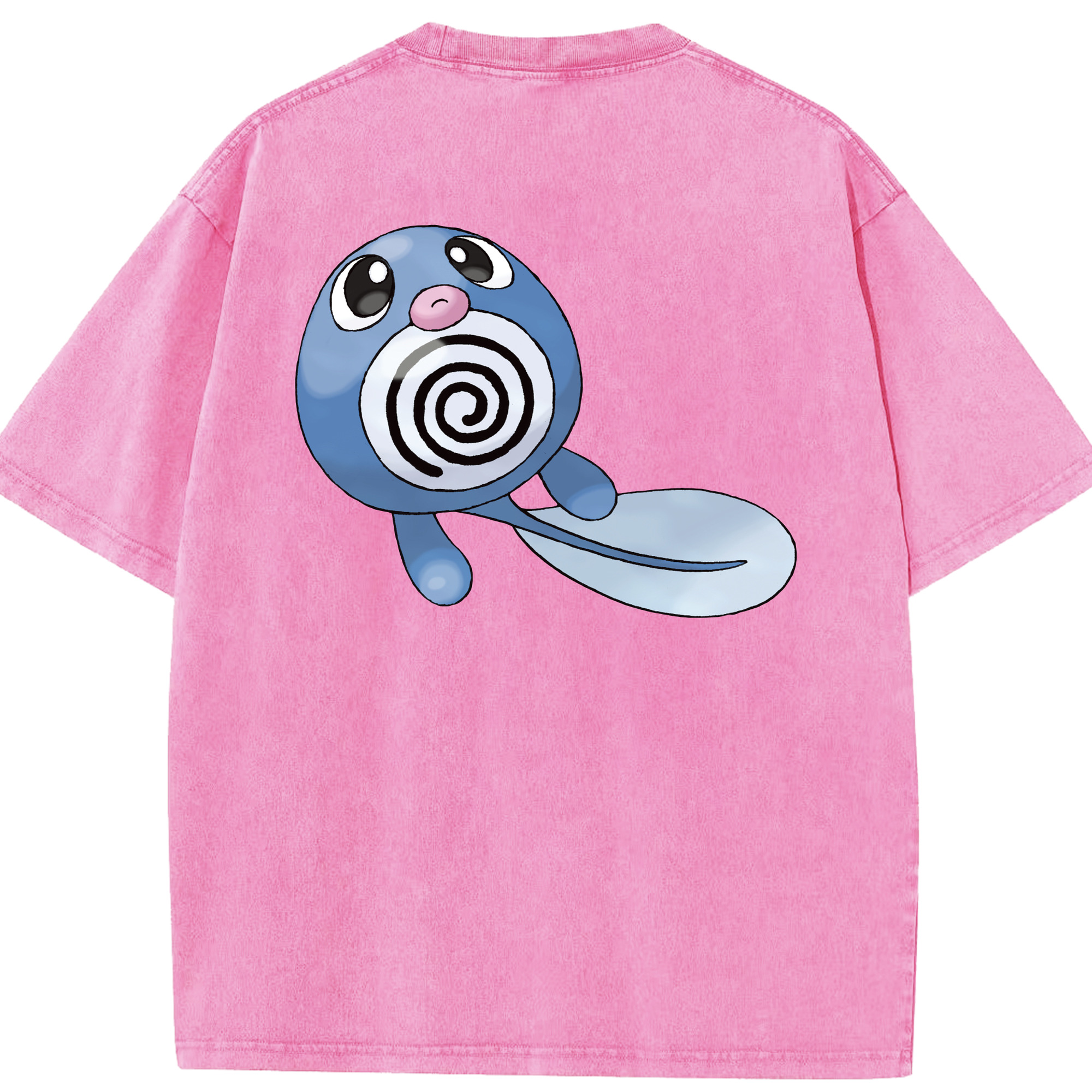 （画像用） ポケットモンスター Pokémon 綿100% ヴィンテージ風 半袖Tシャツ（背面プリント）